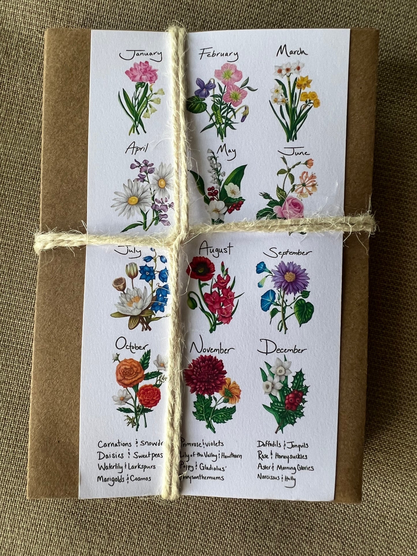 Blank Assorted Floral Greeting Cards