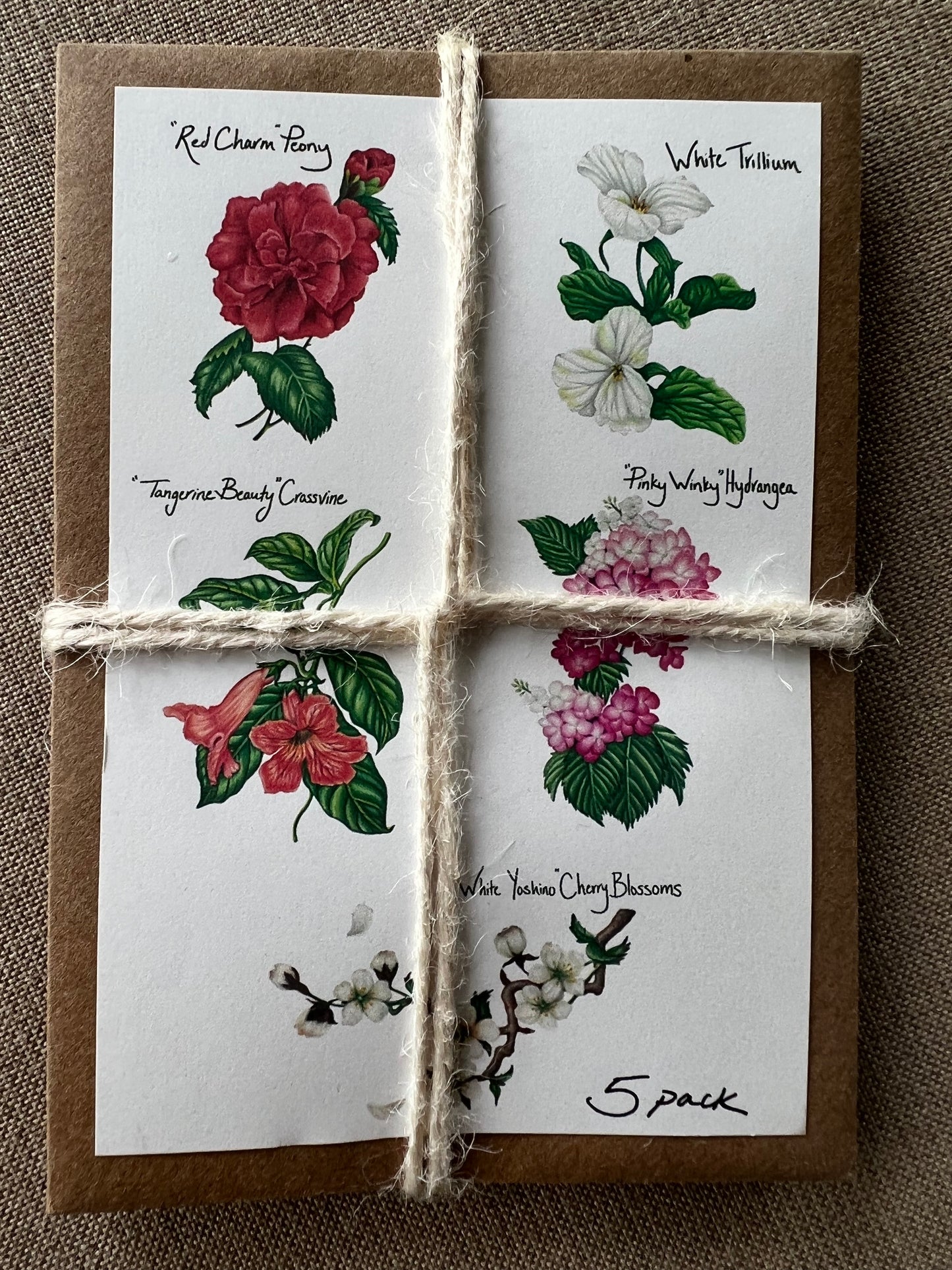 Blank Assorted Floral Greeting Cards